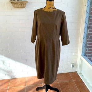 ***SOLD*** Jones New York midi dress light brown